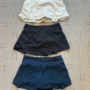 3 lululemon tennis skirts